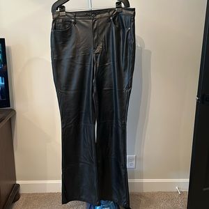 Gap faux leather pants
